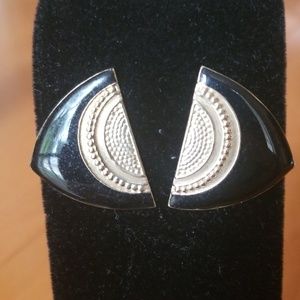 Vintage enamel earrings